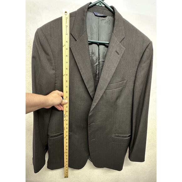 Brooks‎ Brothers Jacket 42 R Gray Wool Madison 1818 Estrato Trabaldo Tonga Italy - Picture 7 of 10